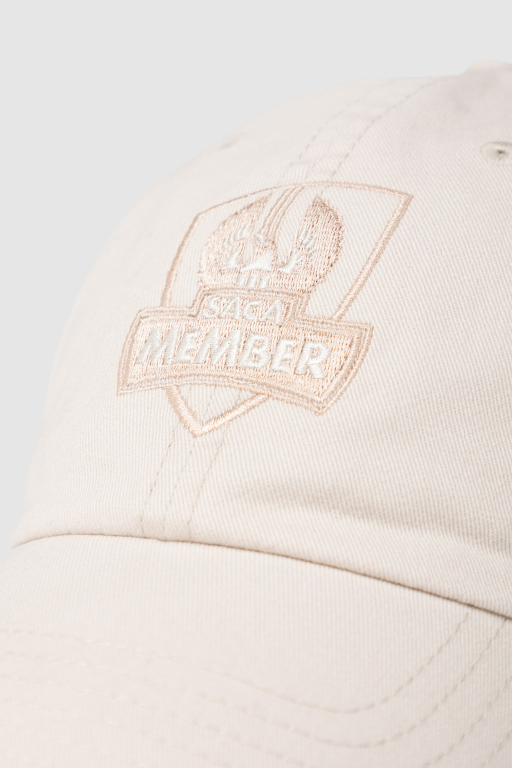Embroidered Logo Cap Stone