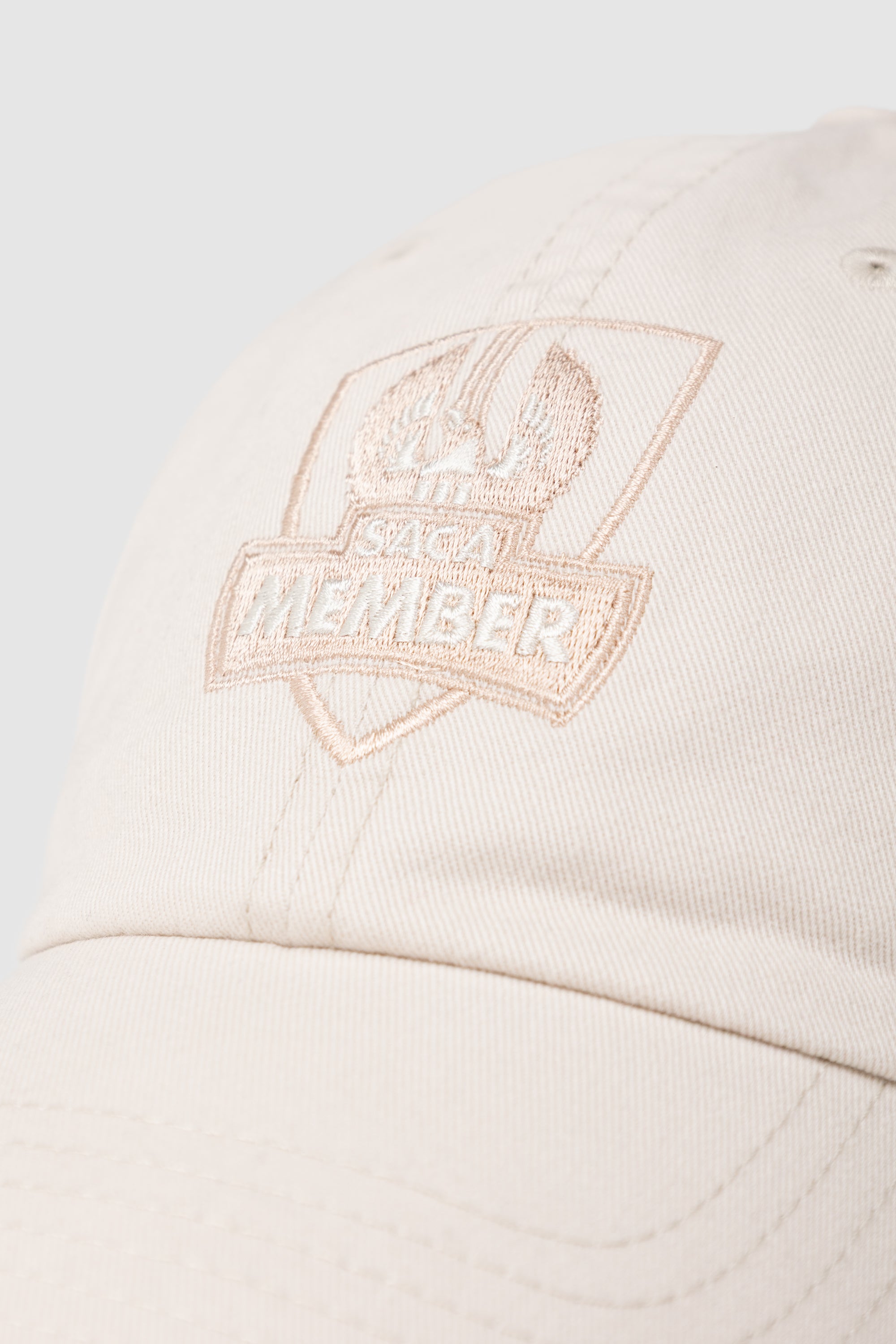 Embroidered Logo Cap Stone