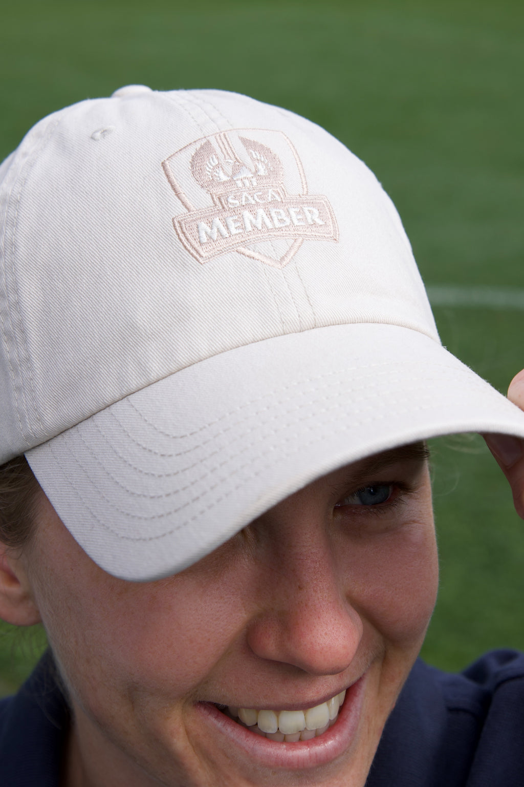 Embroidered Logo Cap Stone