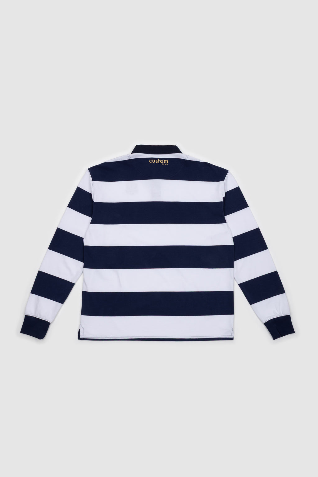 Unisex Rugby Navy & White Stripe