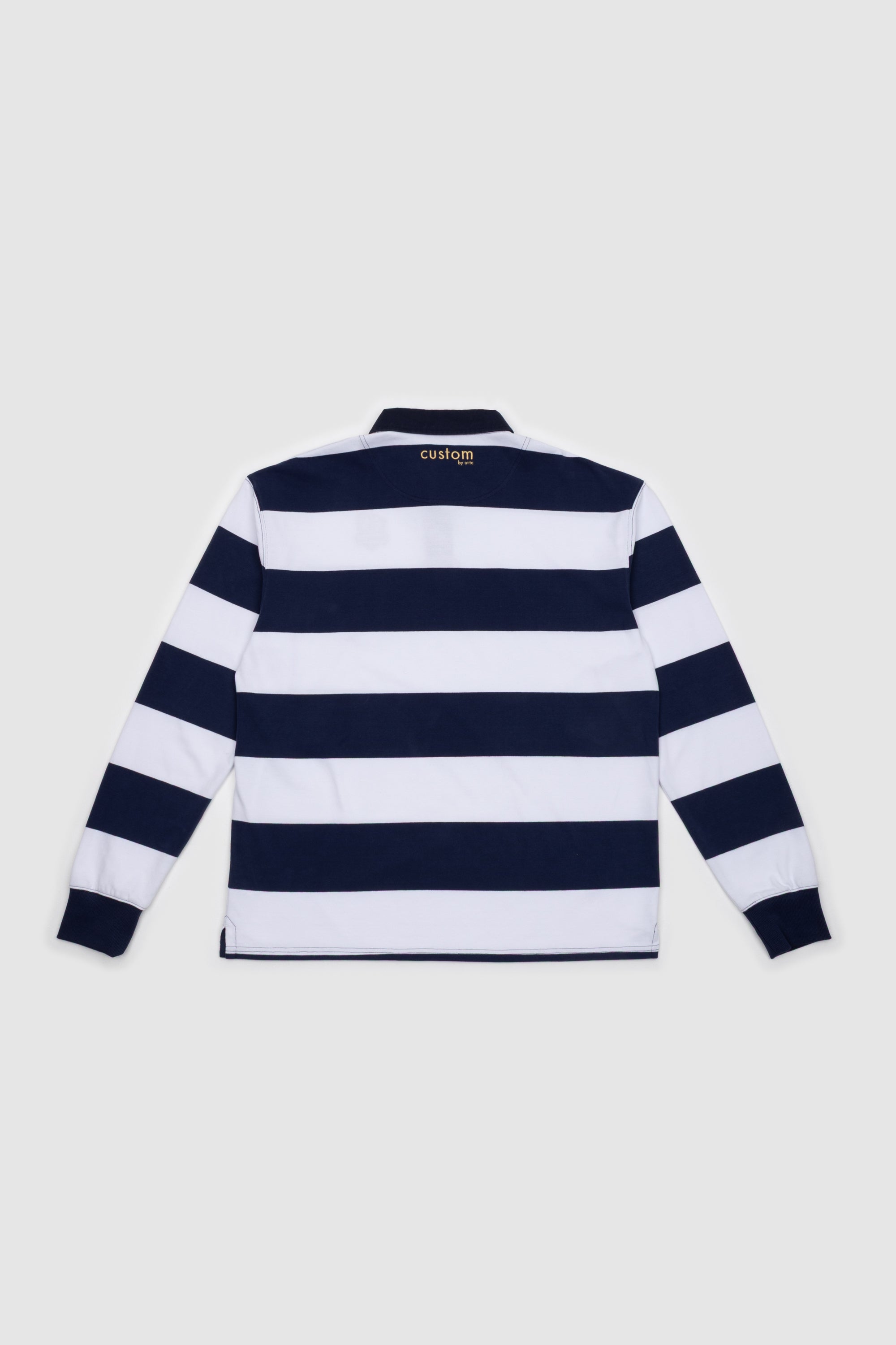Unisex Rugby Navy & White Stripe