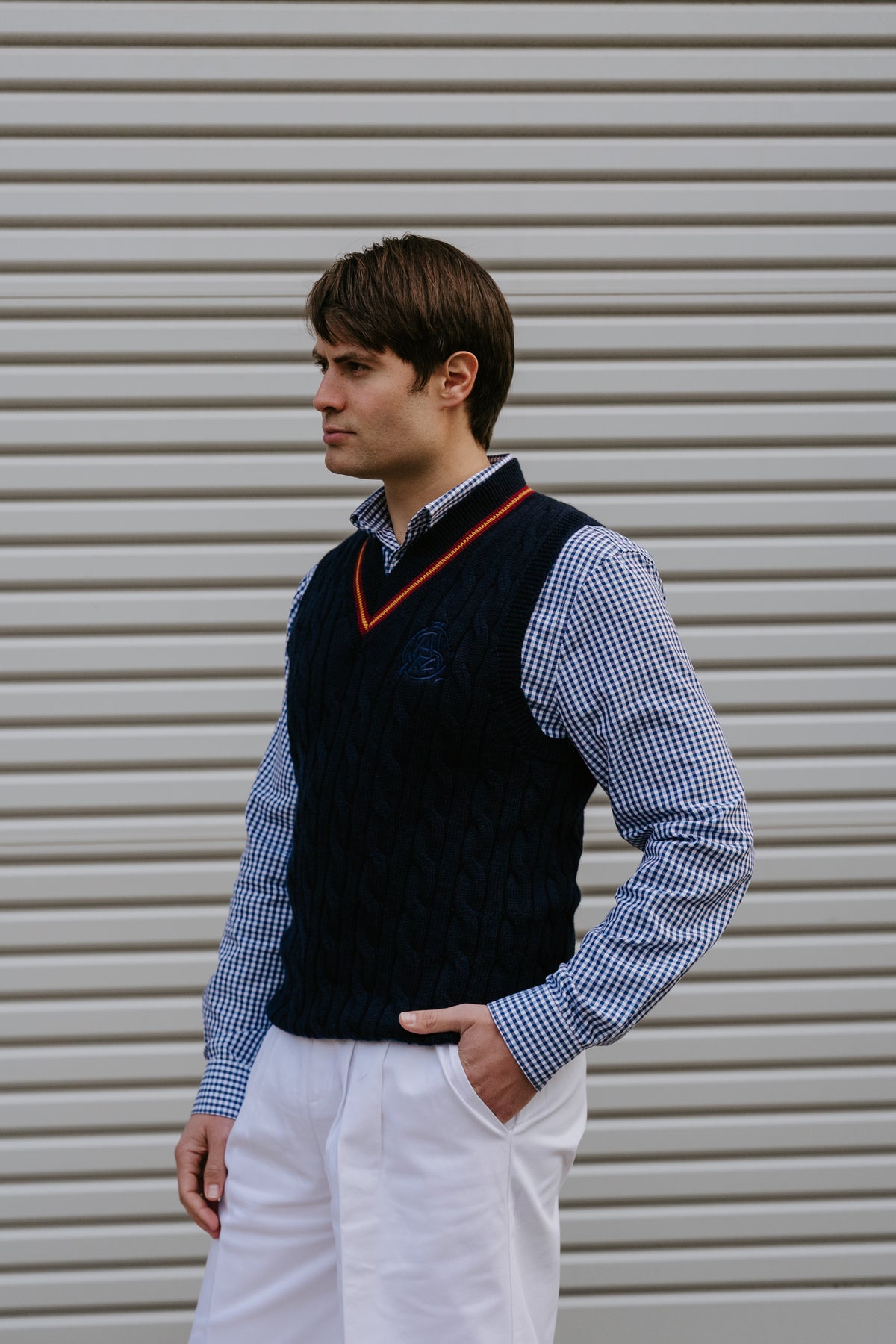 Men's SACA Heritage Merino Knit Vest